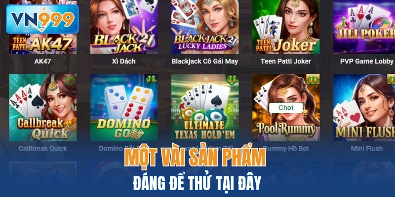 Tựa game nào nổi bất nhất tại Casino VN999